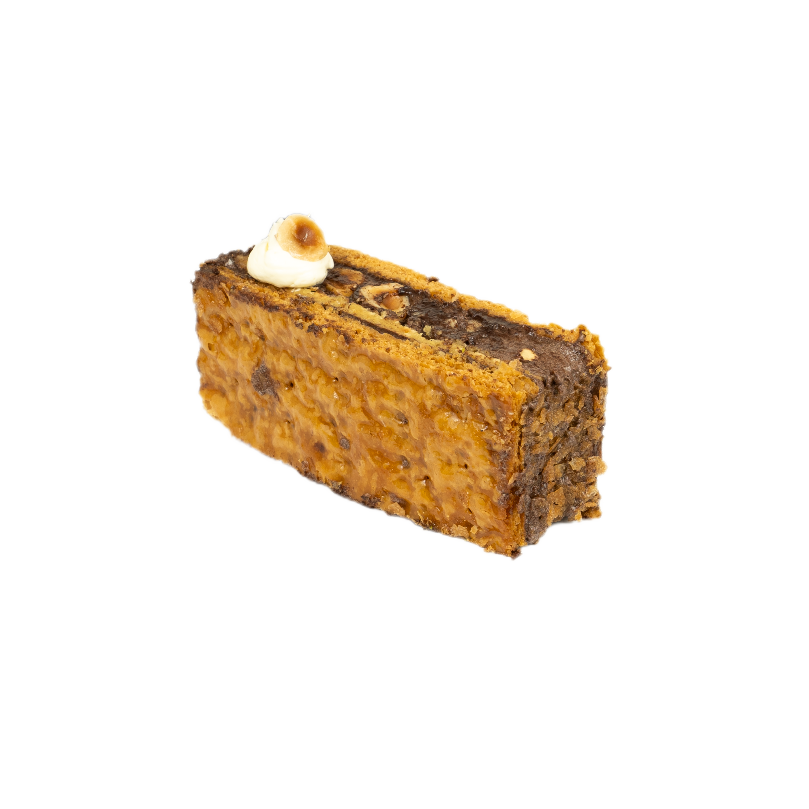 Classic Hazelnut Chocolate Napoleon crispy pastry filled wi