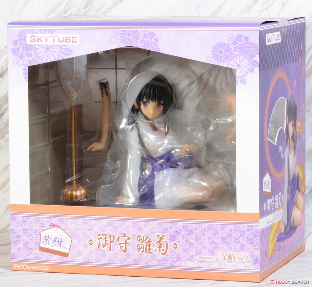 SKY TUBE 御守 雛菊 御守雛菊 フィギュア 紫紺バージョン SKYTUBE