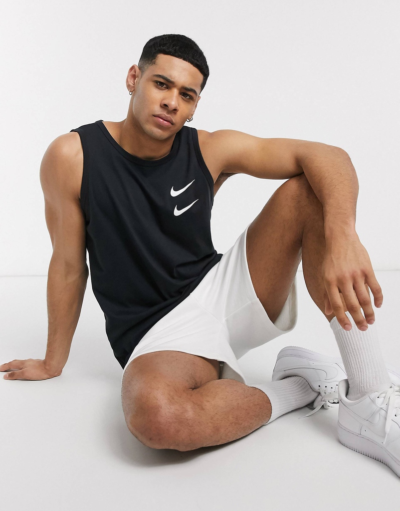 Nike Sportswear Double Swoosh Tank (BLACK) 7749hk