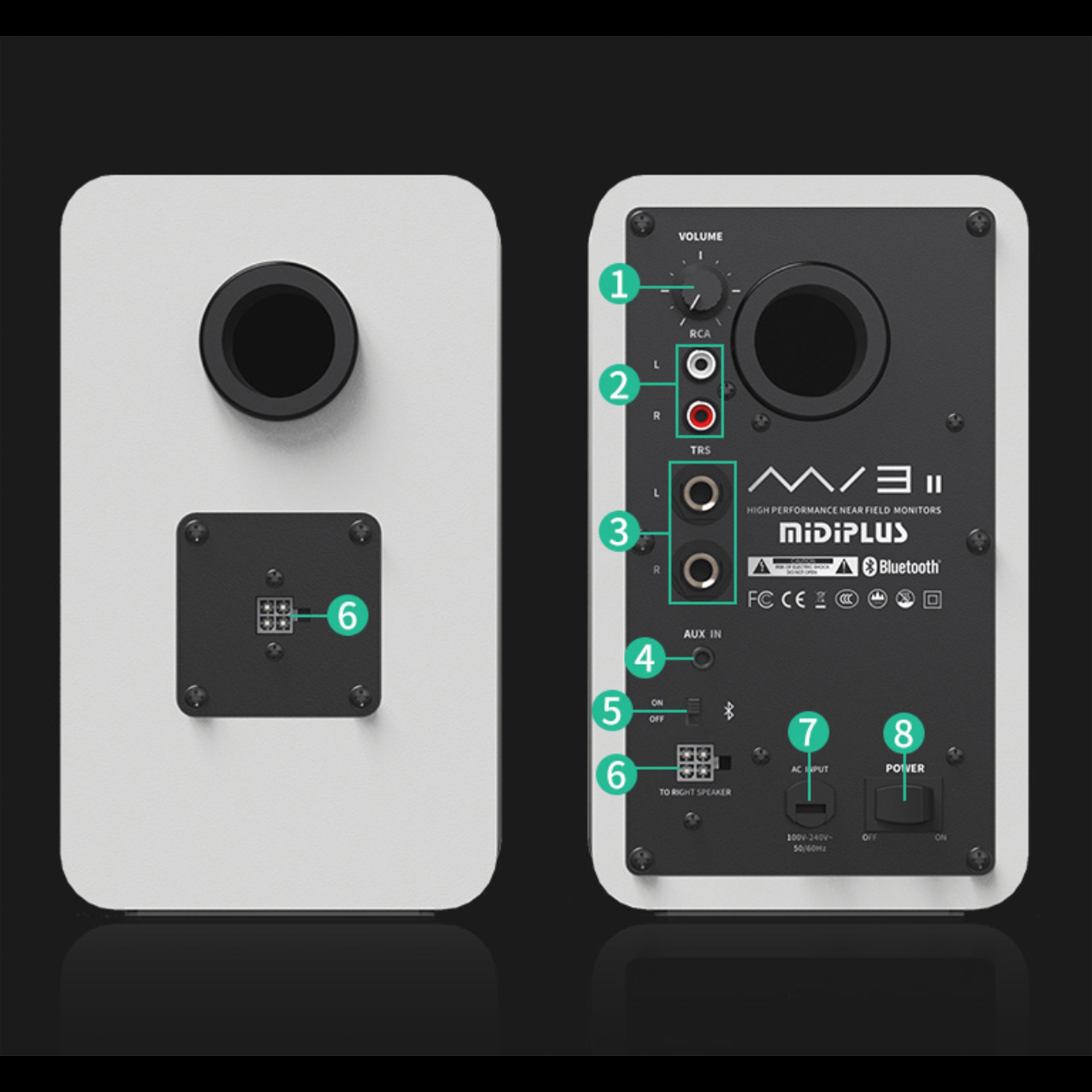 MIDIPLUS mi5 II 5.25インチ 黒 MIDIPLUS mi5 II 5.25インチ 黒