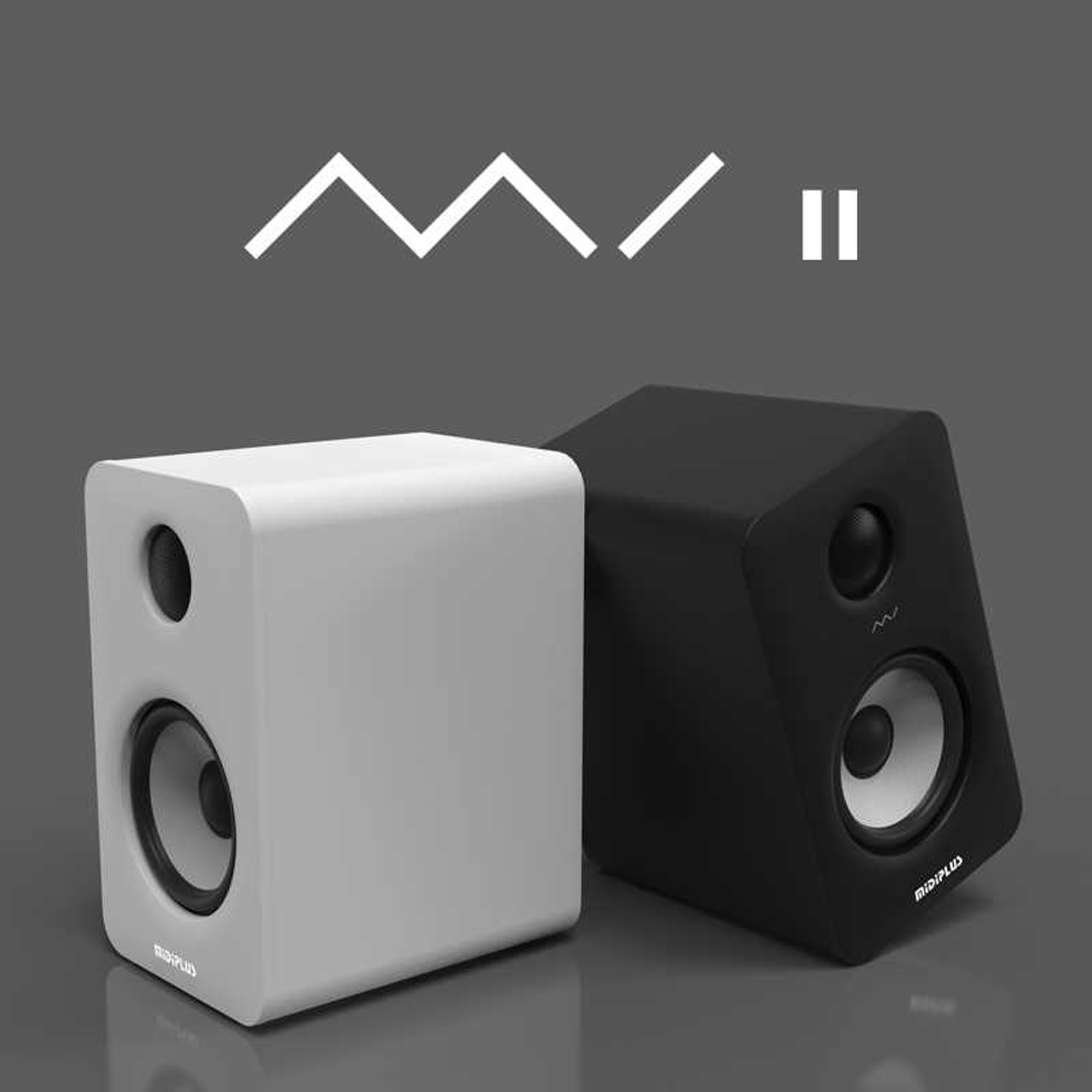 MIDIPLUS mi5 II 5.25インチ 黒 Midiplus MI5 II V2 - Professional Hi-Fi Bluetooth Speakers