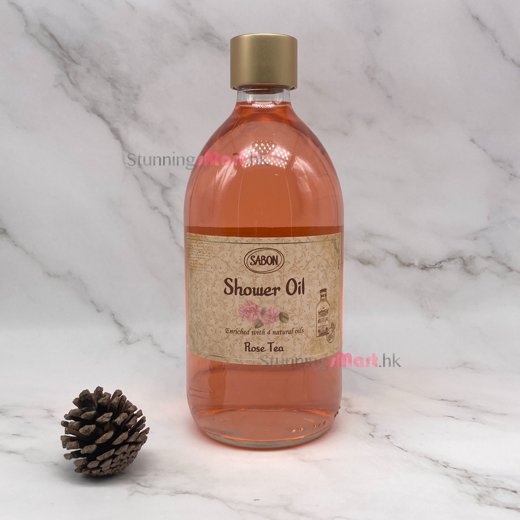 Sabon Shower Oil 沐浴油 Rose Tea 玫瑰花茶 500.0g/ml (72901042227 StunningsMart