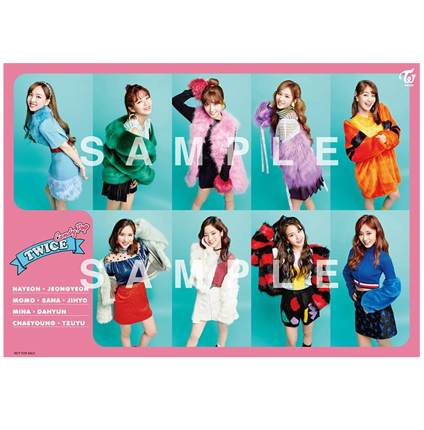 TWICE CANDY POP JAPAN FOLDED POSTER (HMV VER.) MelodyBox