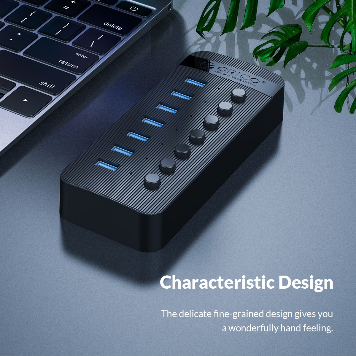 ORICO Multi-Port USB 3.0 Hub BC1.2 With Individual Switches [ - ORICO-HK