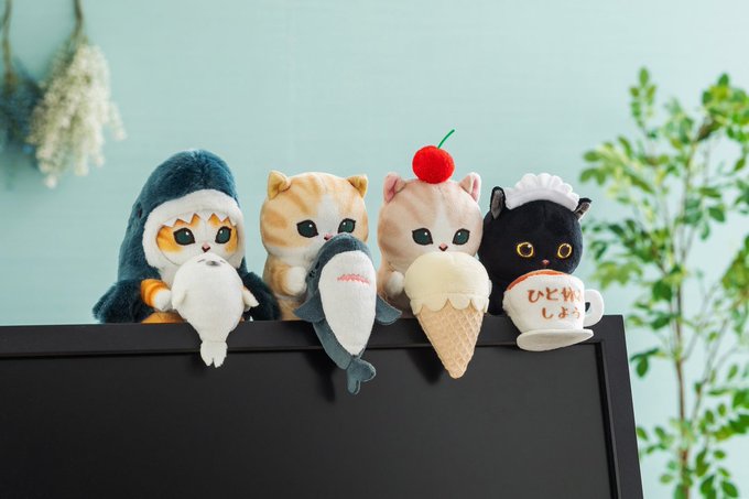 Mofusand鯊魚貓公仔 - meowtoy