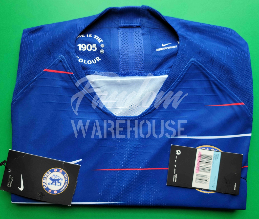 Chelsea 2018-19 (NIKE) Home Short-Sleeve Authentic Player-is - fandomwarehouse