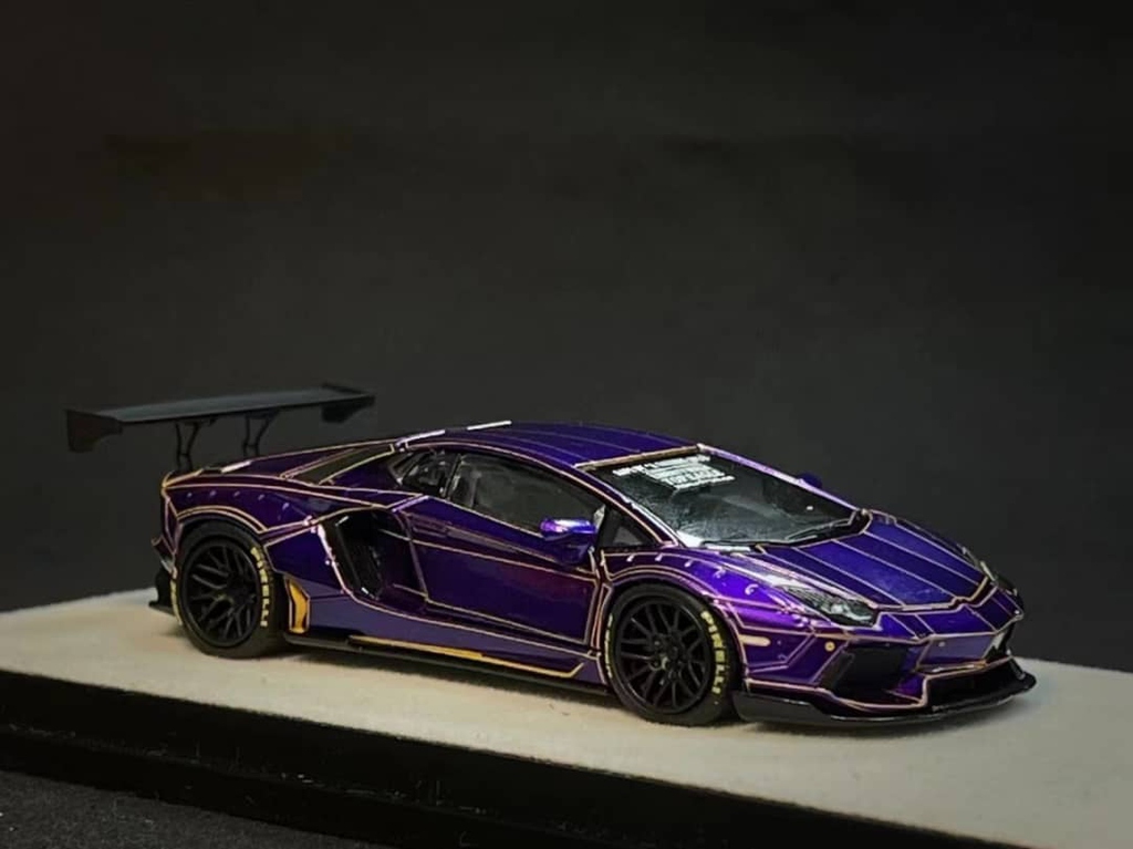 《預訂 Pre-order 》PGM 1:64合金全開模型,LBWK授權產品 Lamborghini Aventador - JackFat Toys