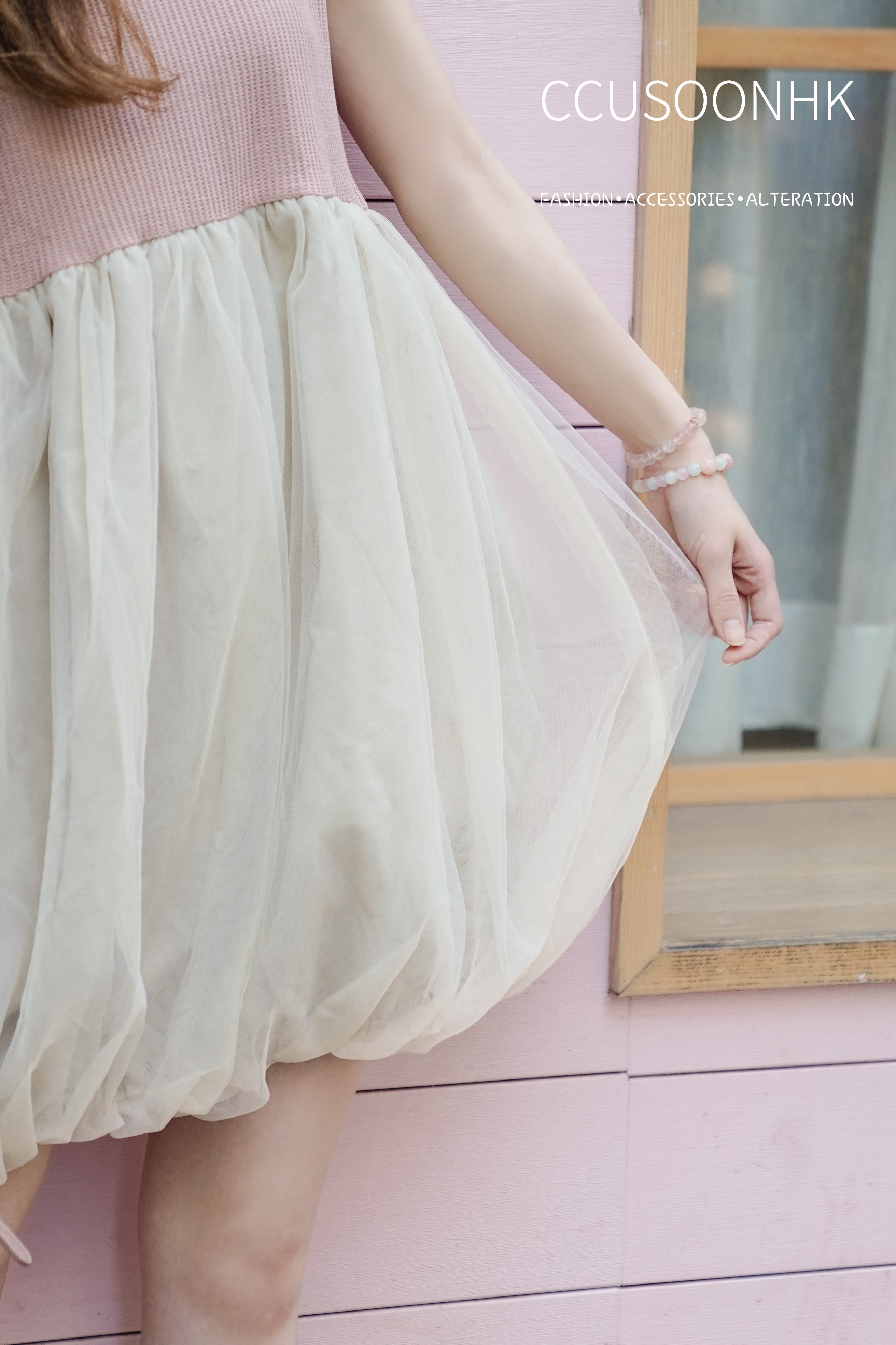 （春夏限定💓Limited 預購）JP直送 高質紗紗波波裙裙💓 Two in one Balloonnnn Dress - CCUSOONHK