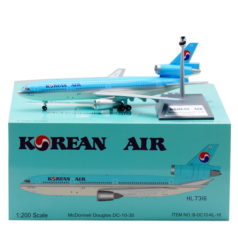 BModels 1200 Korean Air 大韓航空 DC1030 HL7316 Collector Wings Shop