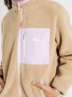 Stussy Southgate Sherpa Jacket (BROWN 