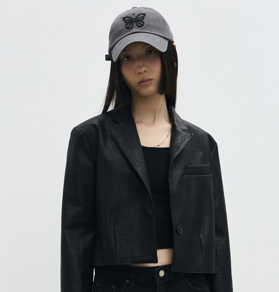 [NICK&NICOLE] ★大人気★BUTTERFLY BLINK BALL CAP★関税無 NICK&NICOLE] ☆大人気☆BUTTERFLY BLINK BALL CAP☆関税無