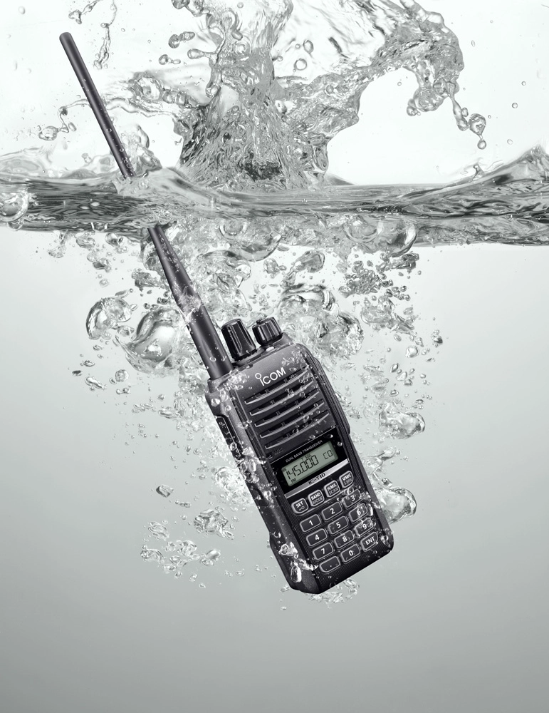 ICOM IC-T10 VHF/UHF DUAL BAND FM TRANSCEIVER - 409MALL