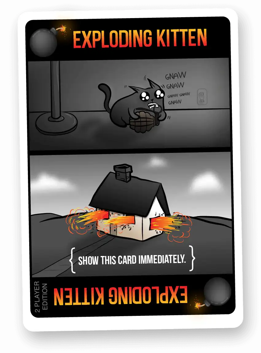 Exploding Kittens: 2-Player version [獨立2人版] (英文版) - Board Game Walker 桌遊行者