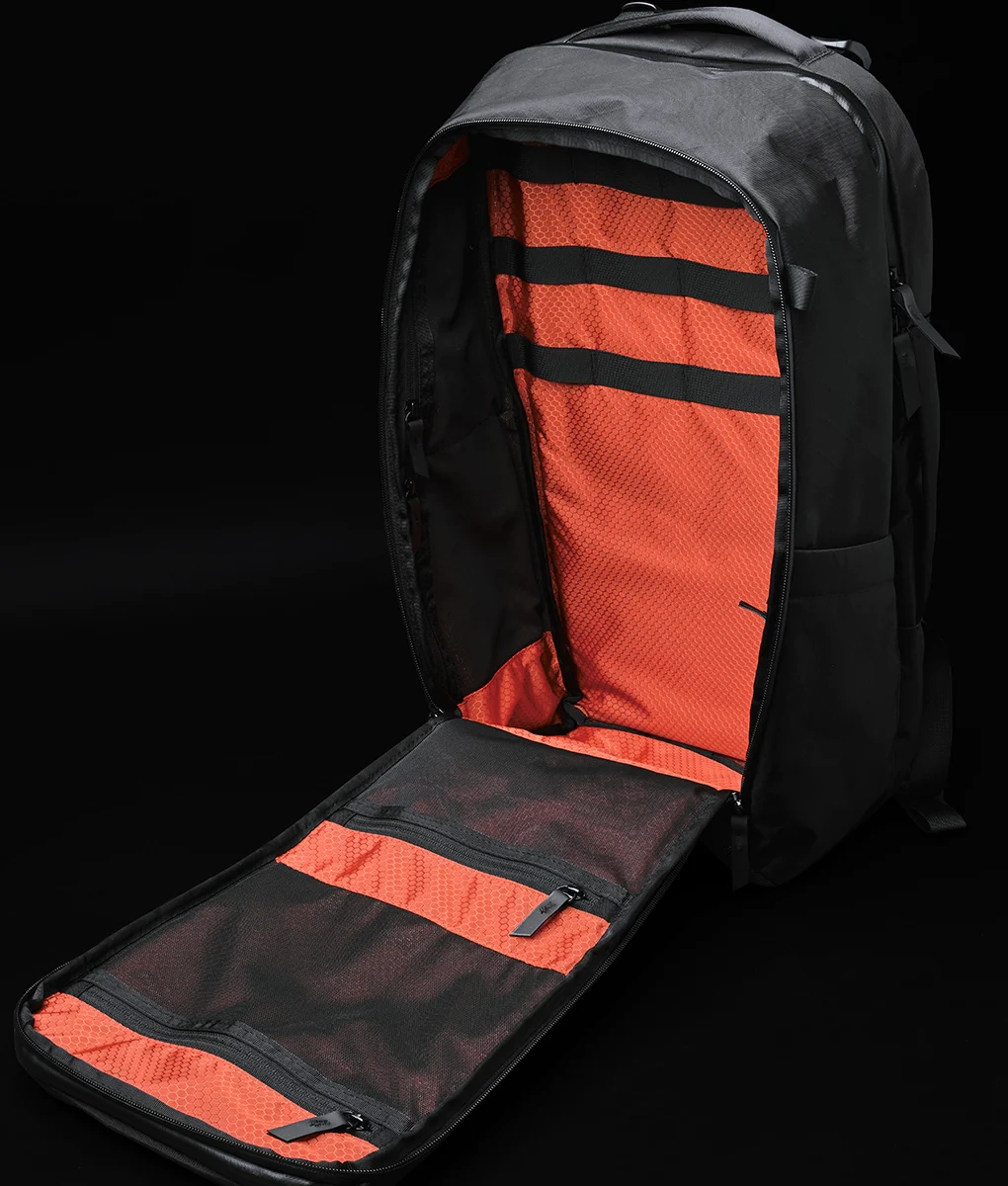 Alpaka] ELEMENTS TRAVEL BACKPACK -  (Black X-PAC) - WeatherPolis
